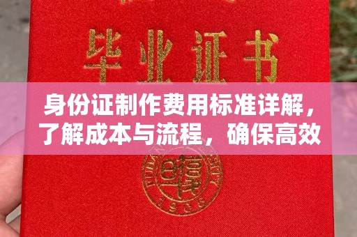 伊通身份证制作费用标准详解，了解成本与流程，确保高效办理