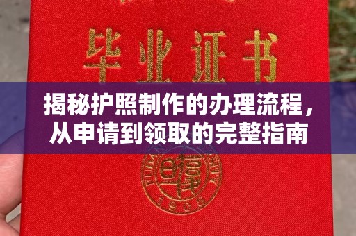 伊通揭秘护照制作的办理流程，从申请到领取的完整指南