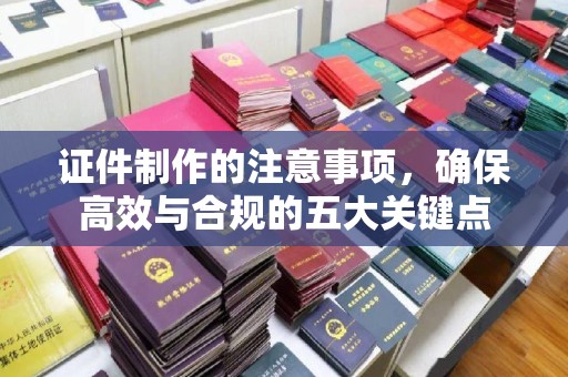 伊通证件制作的注意事项，确保高效与合规的五大关键点