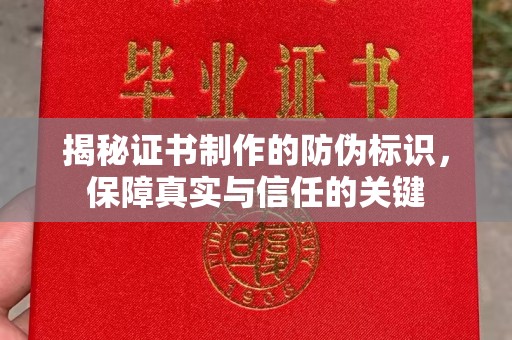 伊通揭秘证书制作的防伪标识，保障真实与信任的关键