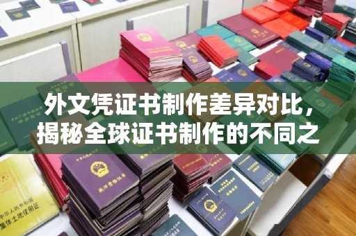 伊通外文凭证书制作差异对比，揭秘全球证书制作的不同之处