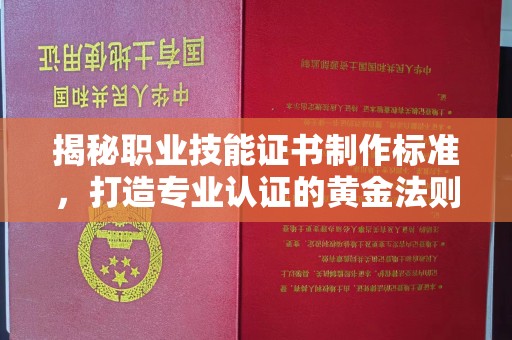 伊通揭秘职业技能证书制作标准，打造专业认证的黄金法则