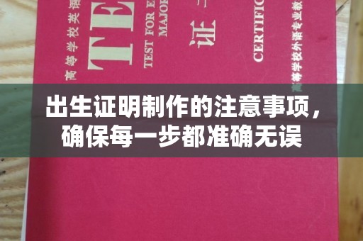伊通出生证明制作的注意事项，确保每一步都准确无误