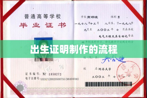 伊通出生证明制作的流程